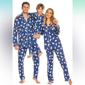 Ekouaer Christmas Family Pajama | Long Sleeve Button Down & Pants Pj Set | NEW💙